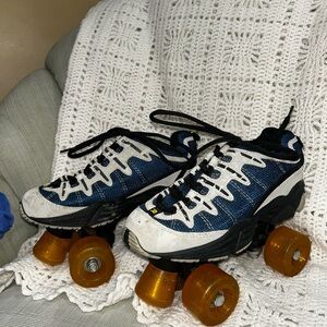 Vintage RAGE 4x4 quad roller skate unisex sneaker